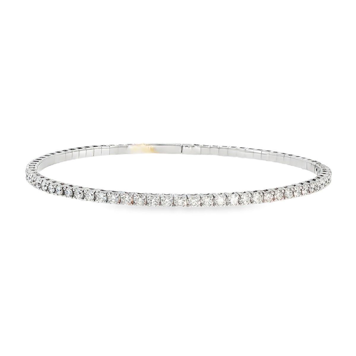 Flexi Magique Classic 1.3 Carat Diamond Flexi Tennis Bracelet in 18 Carat White Gold (customisable)