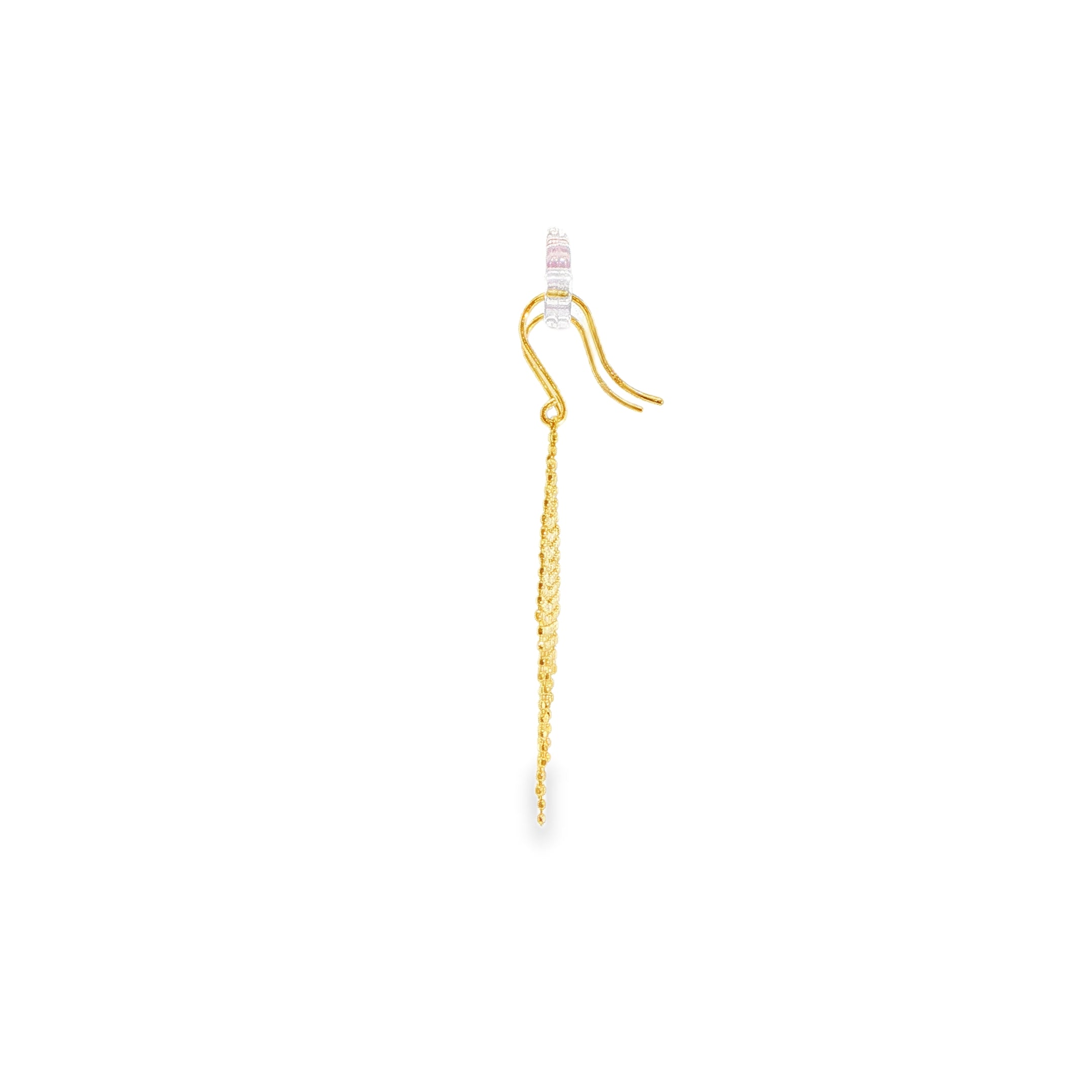 Les Larmes Earrings in 18 carat yellow gold.